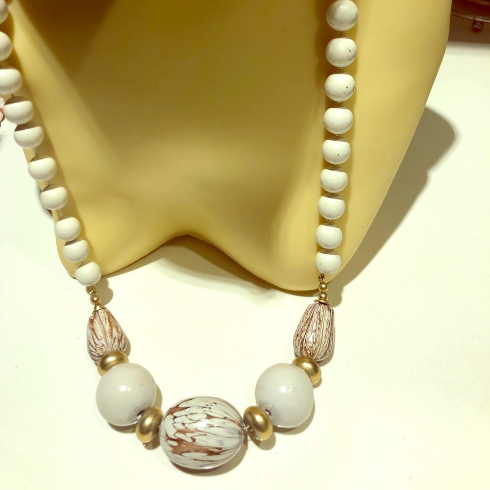 Totally white eighties necklace! So golden girls